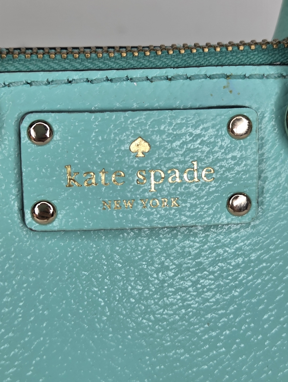 kate spade Mini Rachelle Wellesley-Tiffany Blue Crossbody with Gold Hardware - Picture 6 of 9